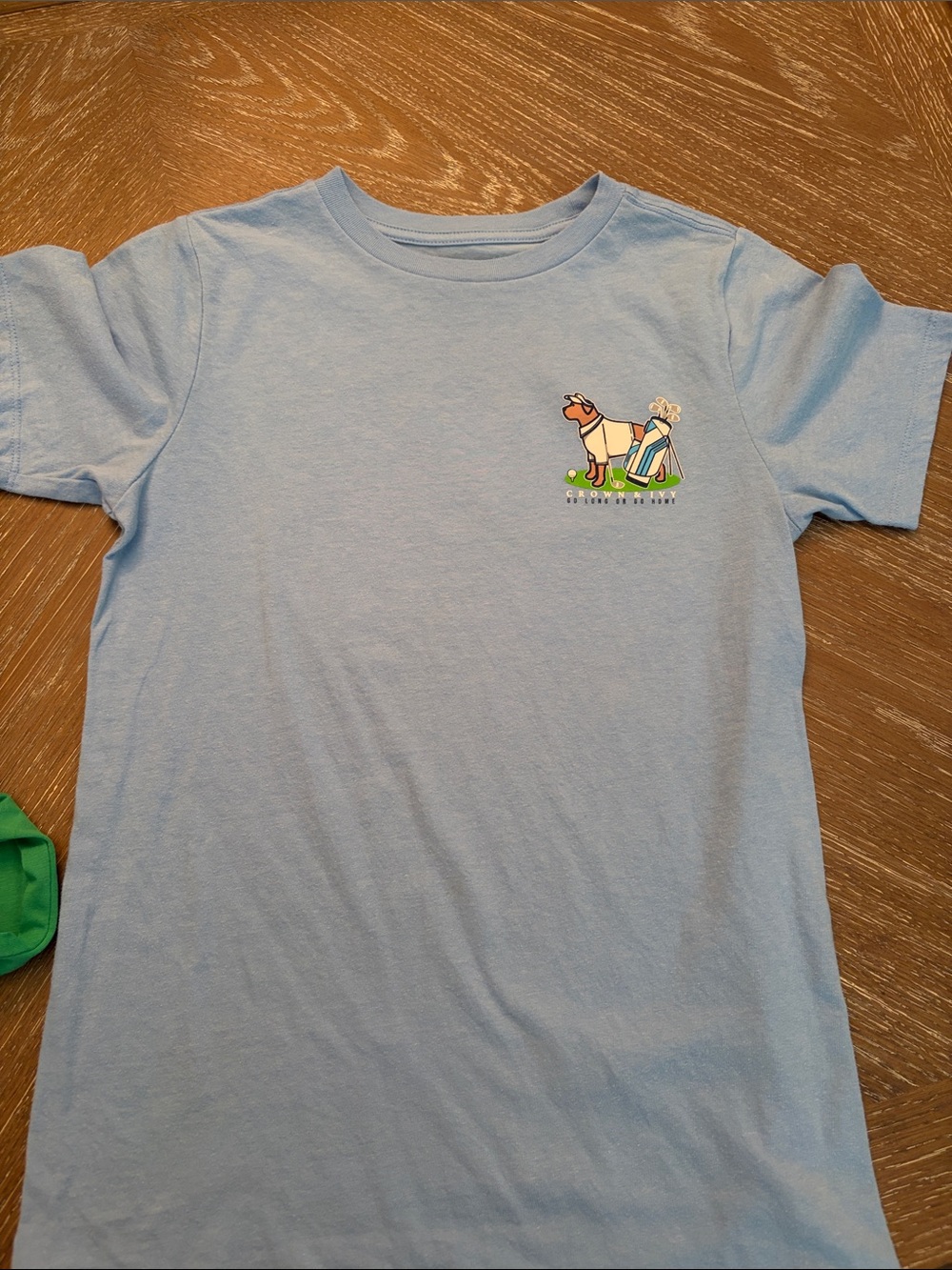 crown & ivy Kids Short-Sleeve Tees in Green, Light Blue, Royal Blue & Pink - Picture 12 of 13